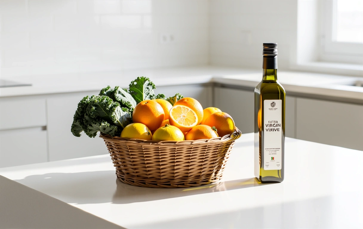 Ingredientes saludables en la cocina